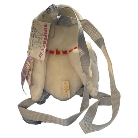 Wizarding World of Harry Potter Hedwig Owl Plush Animal Backpack 8" - Picture 4 of 9